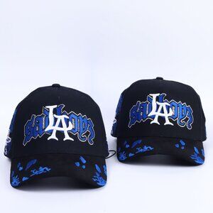Junior H x Dandy Hats Angel Azul Sad Boy Embroidery Hat